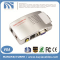 Computador VGA para AV RCA TV Monitor S-Video Conversor de sinal Adaptador Switch Box PC Laptop